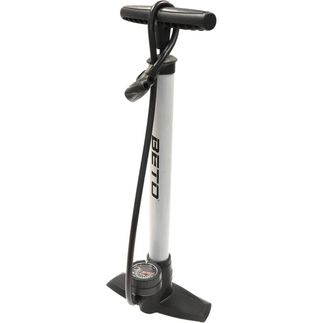 Beto Fußpumpe Stahl 11bar 160 PSI Unisex, schwarz, 38mm Beto Fußpumpe Stahl 11bar 160 PSI Unisex, schwarz, 38mm
