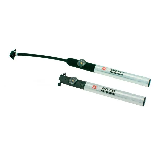Beto One-way Optima Mini-pumpe, Silver / black, 100psi Beto One-way Optima Mini-pumpe, Silver / black, 100psi