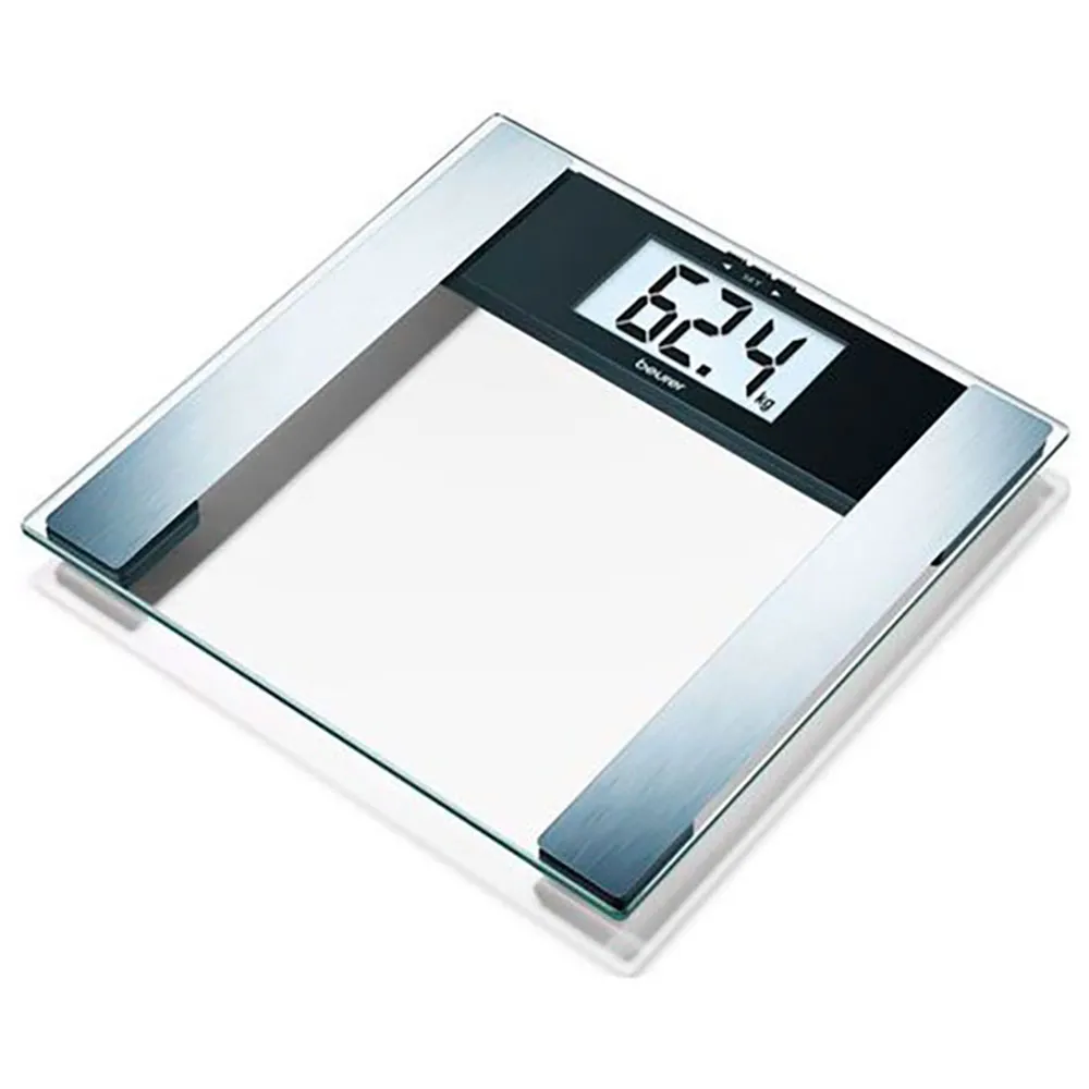 Beurer Bg17 Waage, Silver / black / clear, One Size Beurer Bg17 Waage, Silver / black / clear, One Size