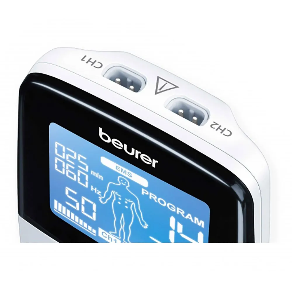 Beurer Em 49 Elektrostimulator, Blanc, 13.2 X 6.3 X 2.3cm Beurer Em 49 Elektrostimulator, Blanc, 13.2 X 6.3 X 2.3cm
