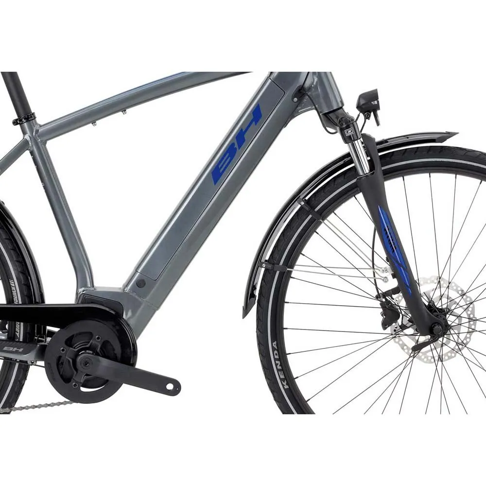 BH Bikes Atom City Bh1e 700c Acera 2023 Elektrofahrrad, Silver / blue / silver, M, 500Wh BH Bikes Atom City Bh1e 700c Acera 2023 Elektrofahrrad, Silver / blue / silver, M, 500Wh
