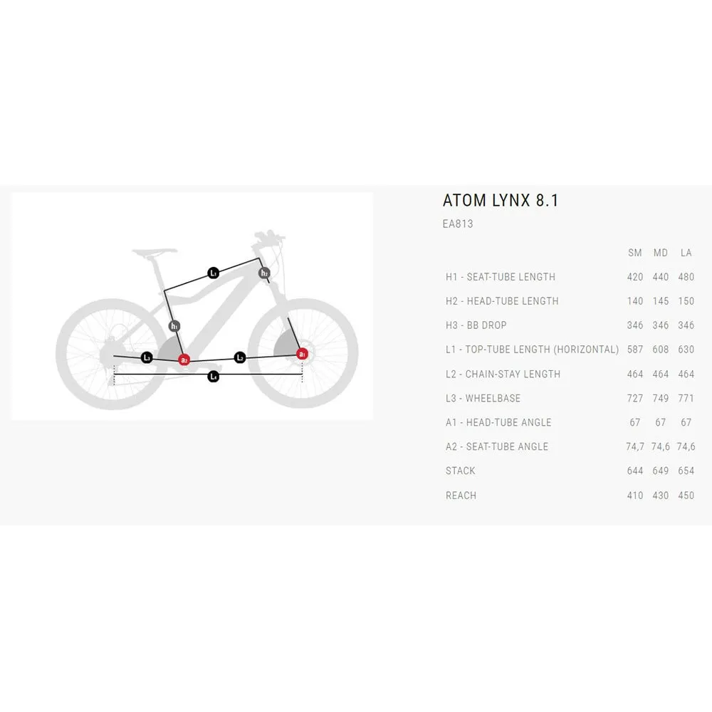 BH Bikes Atom Lynx 8.1 Bh1e 29´´ Deore 2023 Elektrische Mountainbike, Black / silver / black, L, 500Wh BH Bikes Atom Lynx 8.1 Bh1e 29´´ Deore 2023 Elektrische Mountainbike, Black / silver / black, L, 500Wh