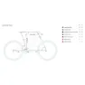 BH Bikes City Indie Altus M315 Fahrrad, White / silver / copper, M