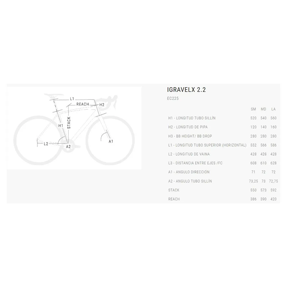 BH Bikes Igravelx 2.2 Bhz Grx 2025 Elektrisches Gravelbike
