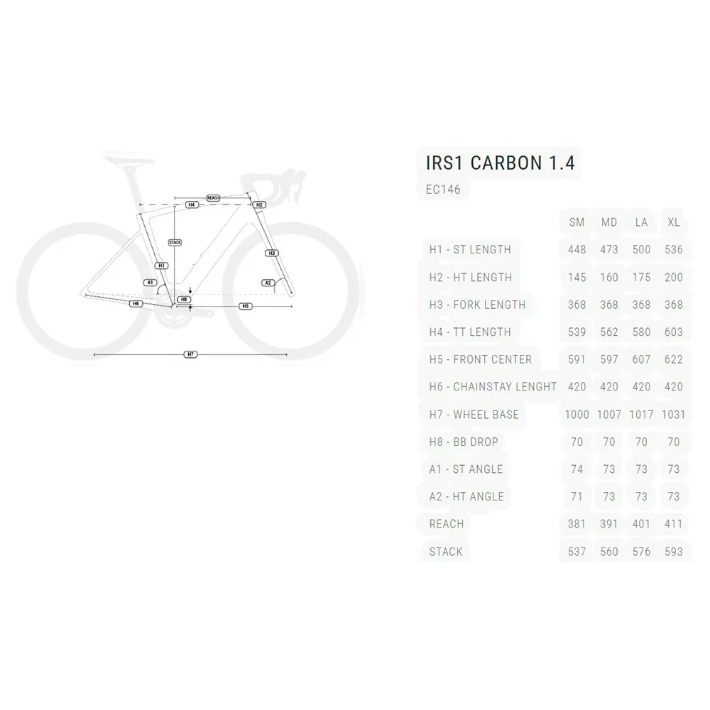BH Bikes Irs1 Carbon 1.4 2ezmag 105 2026 E-rennrad