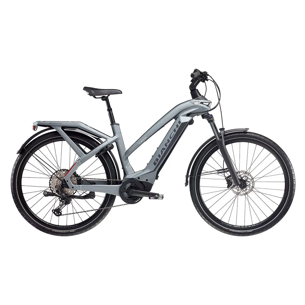 Bianchi E-omnia T-type St 29´´ Nexus 2024 Elektrofahrrad, Metal grey / graphite full matt, L, 625Wh