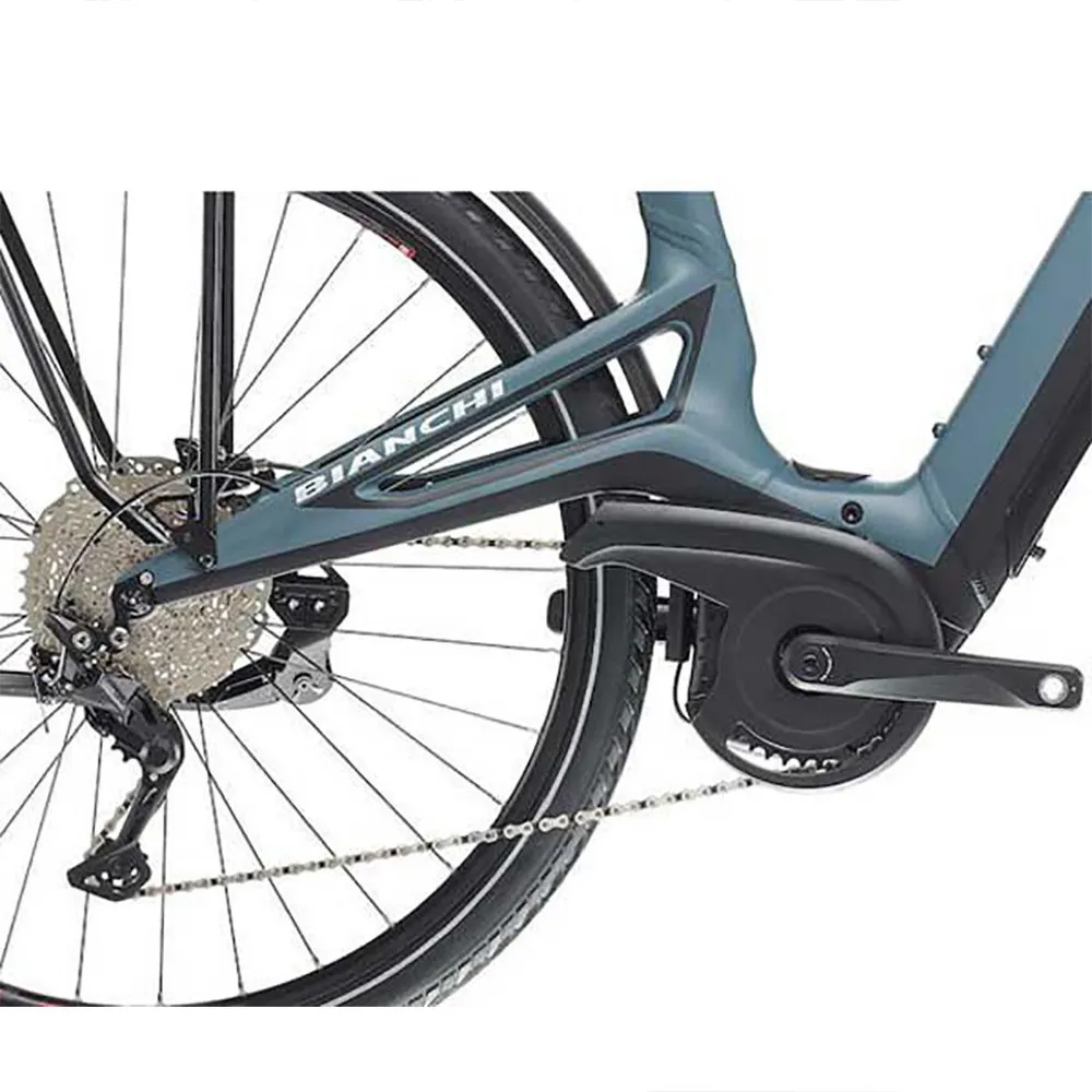 Bianchi E-vertic C Type Deore Sgs 2023 Elektrofahrrad, Blue, XL, 400Wh Bianchi E-vertic C Type Deore Sgs 2023 Elektrofahrrad, Blue, XL, 400Wh