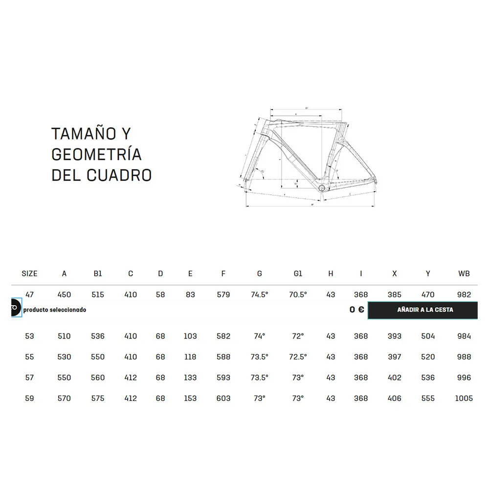 Bianchi Oltre Pro Disc Straßenrahmen Bianchi Oltre Pro Disc Straßenrahmen