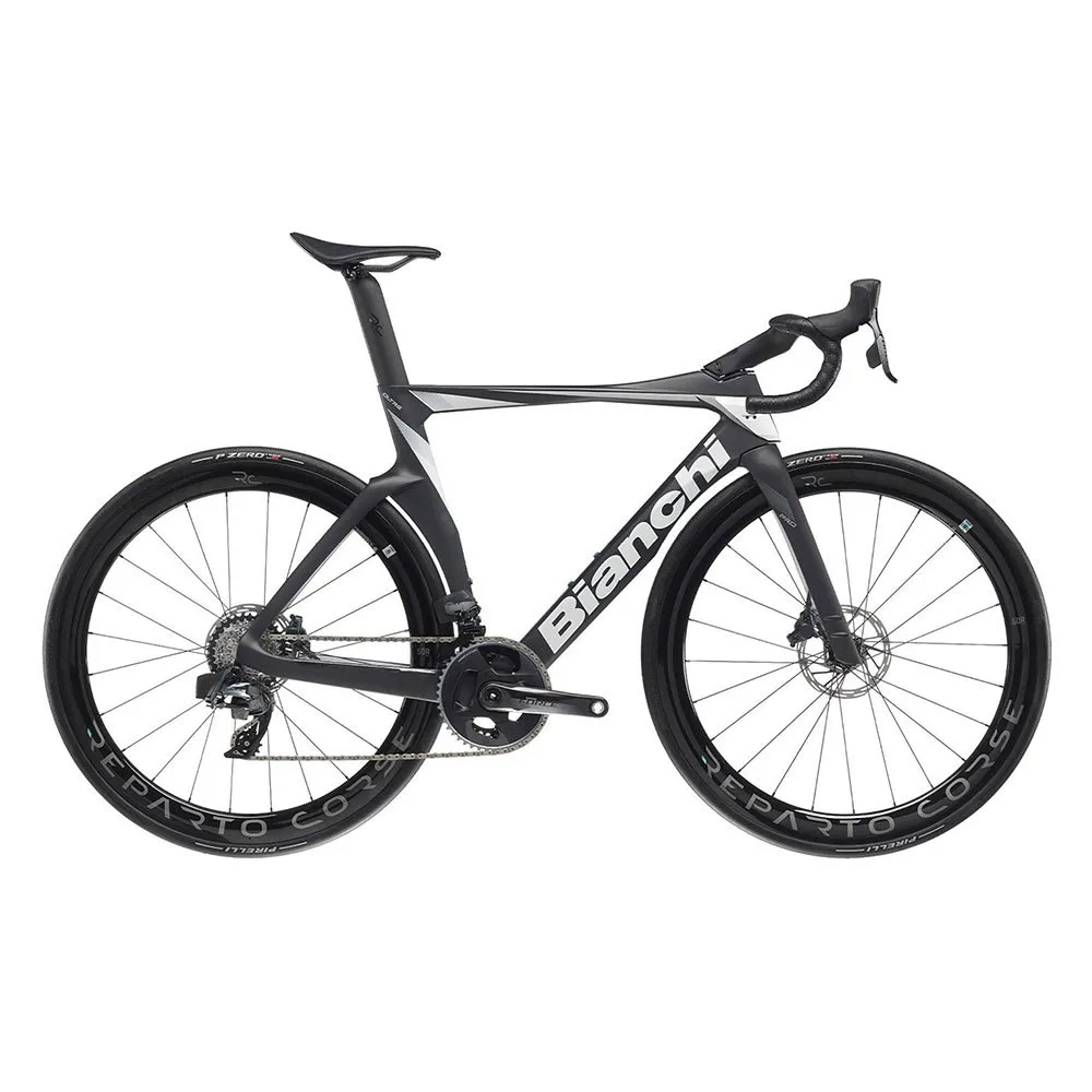 Bianchi Oltre Pro Force Etap Axs 2023 Rennrad, Graphite / white full matt, 47 Bianchi Oltre Pro Force Etap Axs 2023 Rennrad, Graphite / white full matt, 47