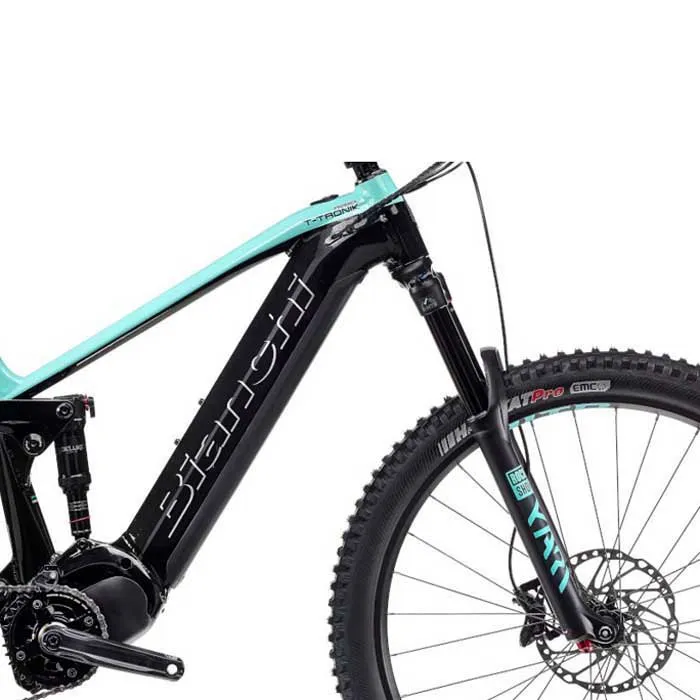 Bianchi T-tronik Rebel 9.1 29´´ Xt 2022 Elektrische Mountainbike, Black / blue, 53, 630Wh Bianchi T-tronik Rebel 9.1 29´´ Xt 2022 Elektrische Mountainbike, Black / blue, 53, 630Wh