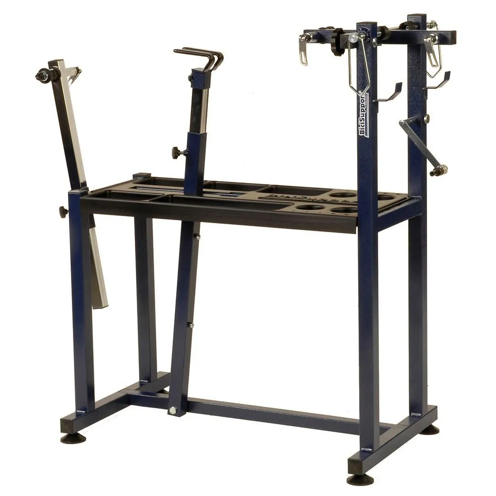 BICISUPPORT Bs100k The Professionist Werkbank, Blue / black, One Size BICISUPPORT Bs100k The Professionist Werkbank, Blue / black, One Size