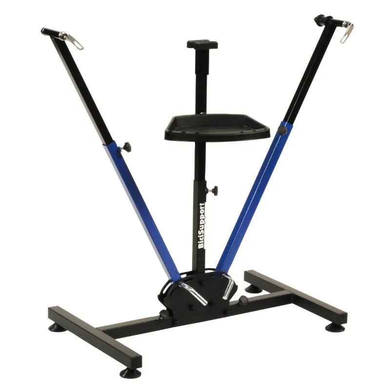 BICISUPPORT Einstellbarer Fahrrad-Reparatur-Montageständer Unisex, schwarz, 85/76 x 48cm BICISUPPORT Einstellbarer Fahrrad-Reparatur-Montageständer Unisex, schwarz, 85/76 x 48cm
