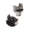 BICISUPPORT Kegelförmige Ständerkappen Für Bsr05f, Silver, One Size