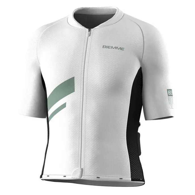 Biemme Armonia Kurzarm-radtrikot, White / green, S Biemme Armonia Kurzarm-radtrikot, White / green, S