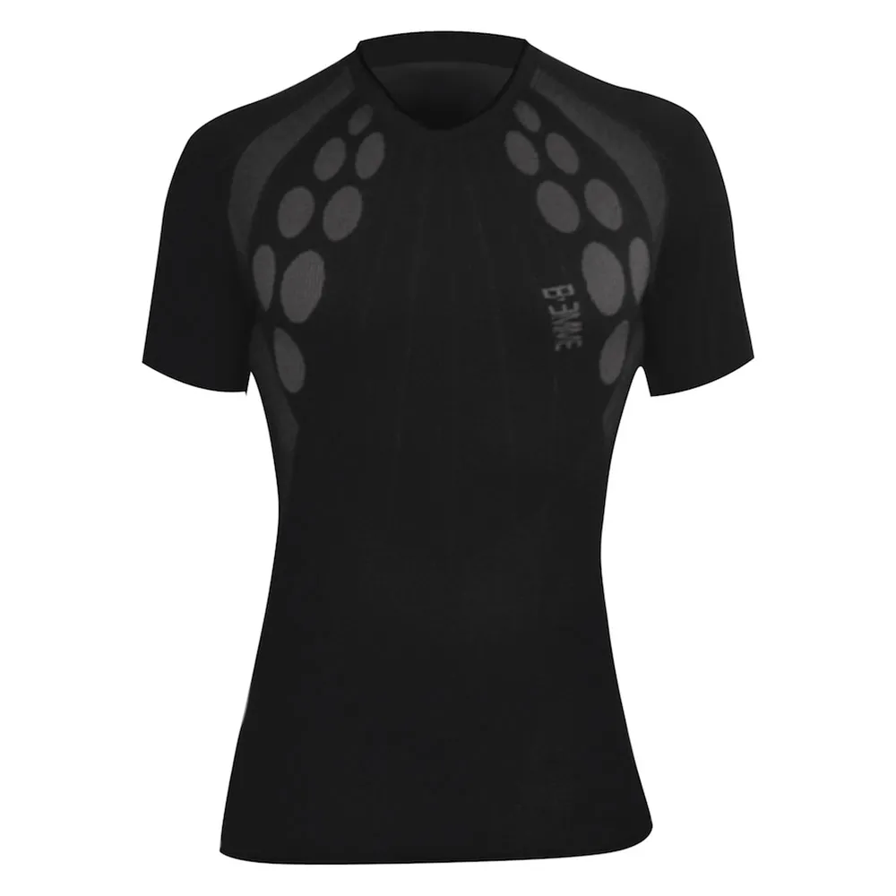 Biemme Dolomiti Kurzarm-baselayer, Carbon black