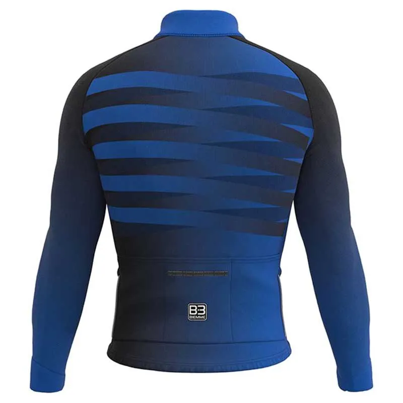Biemme Ghisallo Langarm-trikot, Black / blue Biemme Ghisallo Langarm-trikot, Black / blue