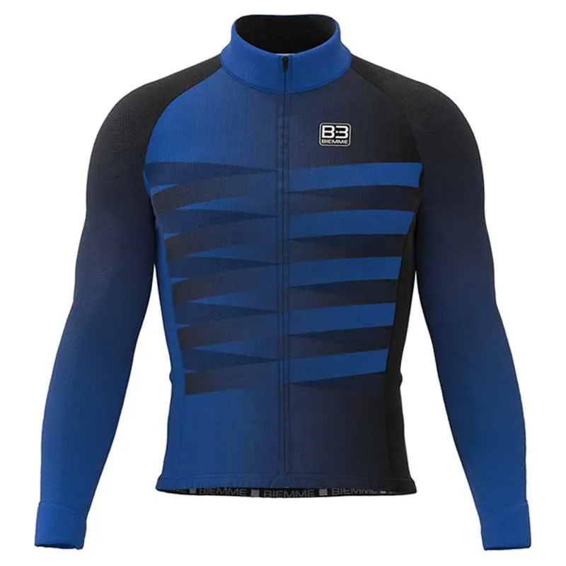 Biemme Ghisallo Langarm-trikot, Black / blue Biemme Ghisallo Langarm-trikot, Black / blue