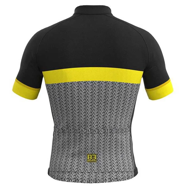 Biemme Martirolo Kurzarm-radtrikot, Black / yellow, M