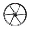 bike ahead composites Biturbo-rs 27.5´´ Cl Disc Tubeless 20-21 Mtb Vorderrad, Black, 12 x 100mm
