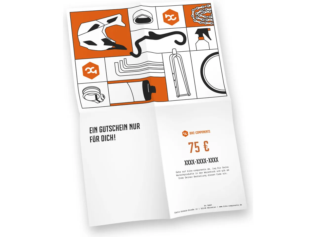 BIKE-COMPONENTS.DE Digitaler Gutschein, 100€ BIKE-COMPONENTS.DE Digitaler Gutschein, 100€