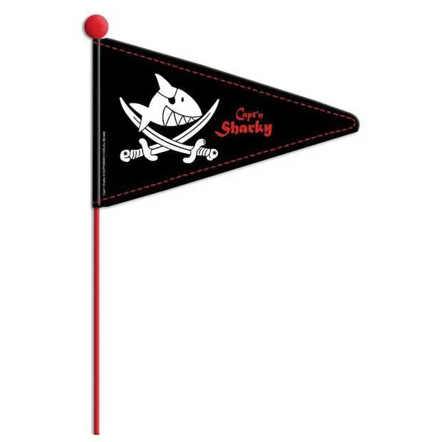 Bike Fashion Capt´n Sharky Flagge, Black / multicolor, One Size Bike Fashion Capt´n Sharky Flagge, Black / multicolor, One Size
