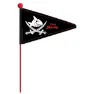 Bike Fashion Capt´n Sharky Flagge, Black / multicolor, One Size
