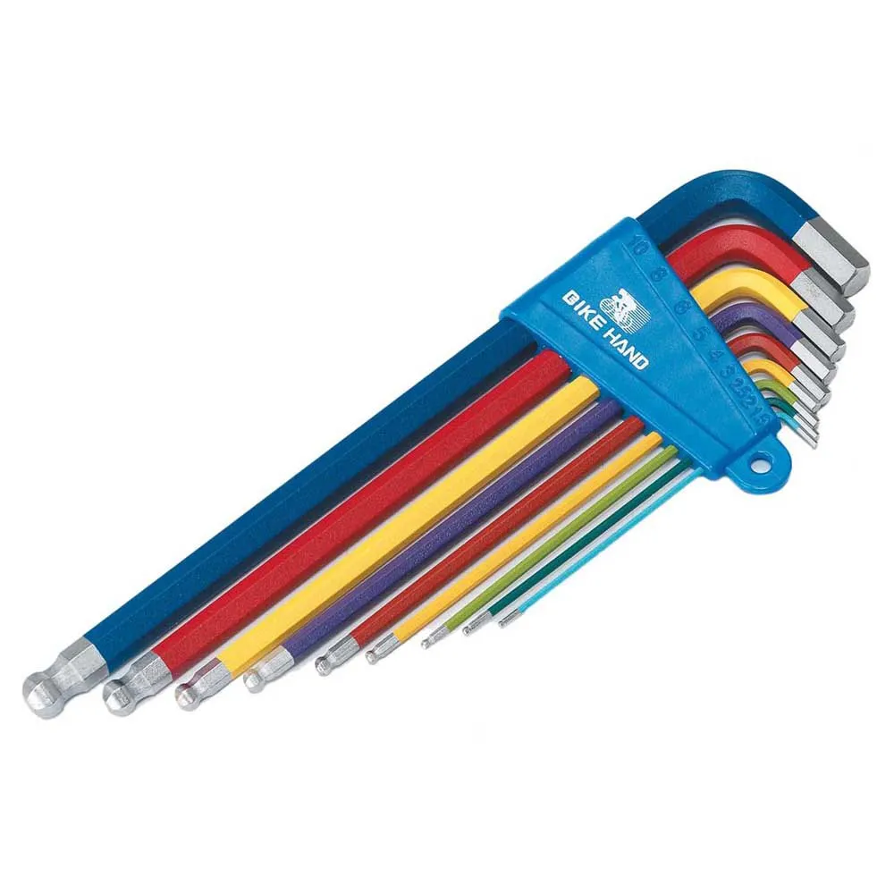 Bike Hand Inbusschlüssel 9 Einheiten, Multicolor, One Size Bike Hand Inbusschlüssel 9 Einheiten, Multicolor, One Size