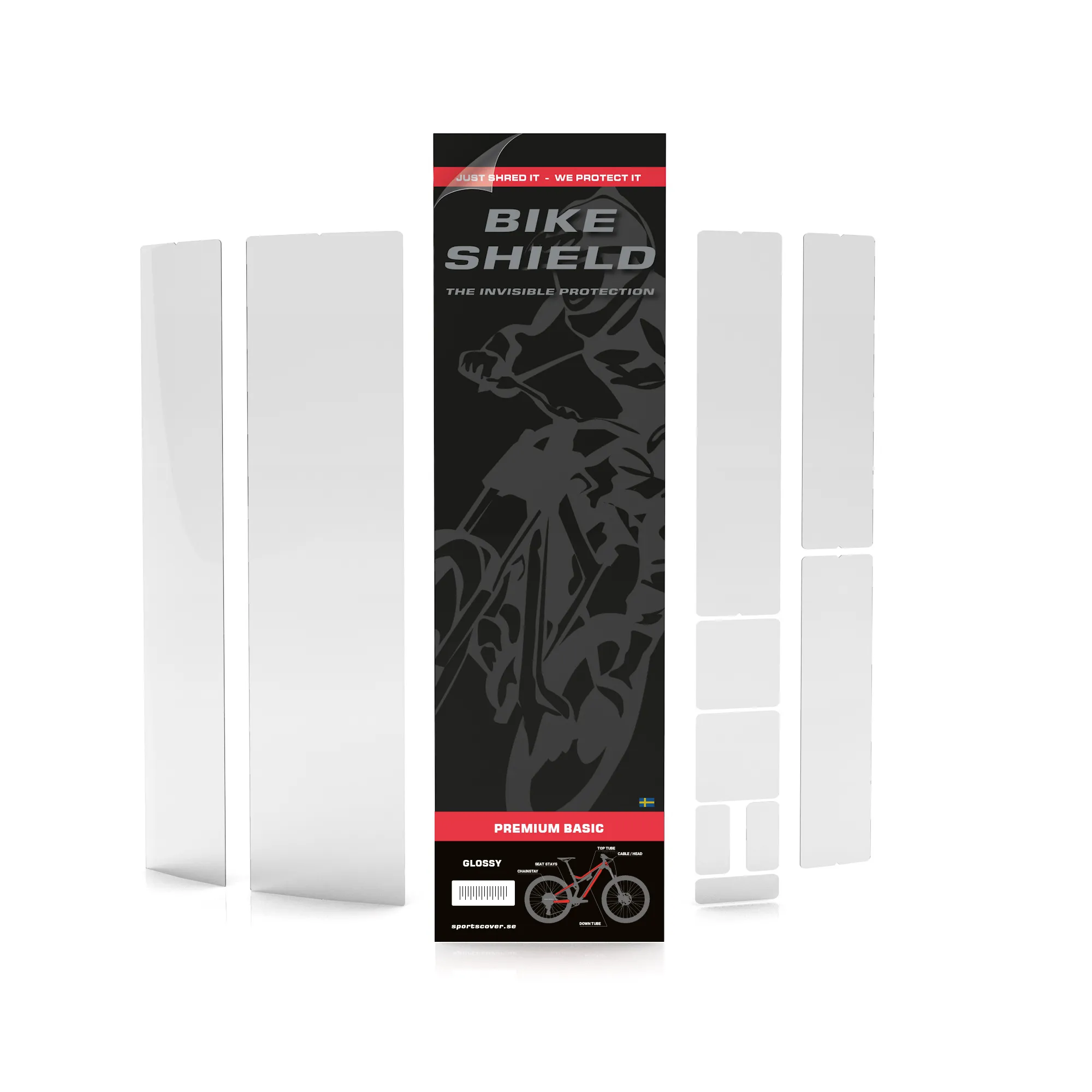 BikeShield Schutzset Premium Basic Unisex, weiß, TU BikeShield Schutzset Premium Basic Unisex, weiß, TU