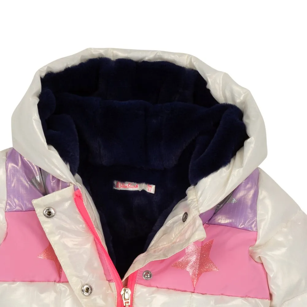 Billieblush U06128 Parka, White, 9MON Billieblush U06128 Parka, White, 9MON