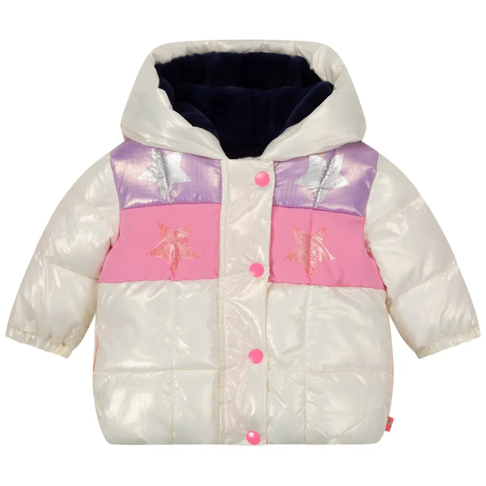 Billieblush U06128 Parka, White, 9MON Billieblush U06128 Parka, White, 9MON