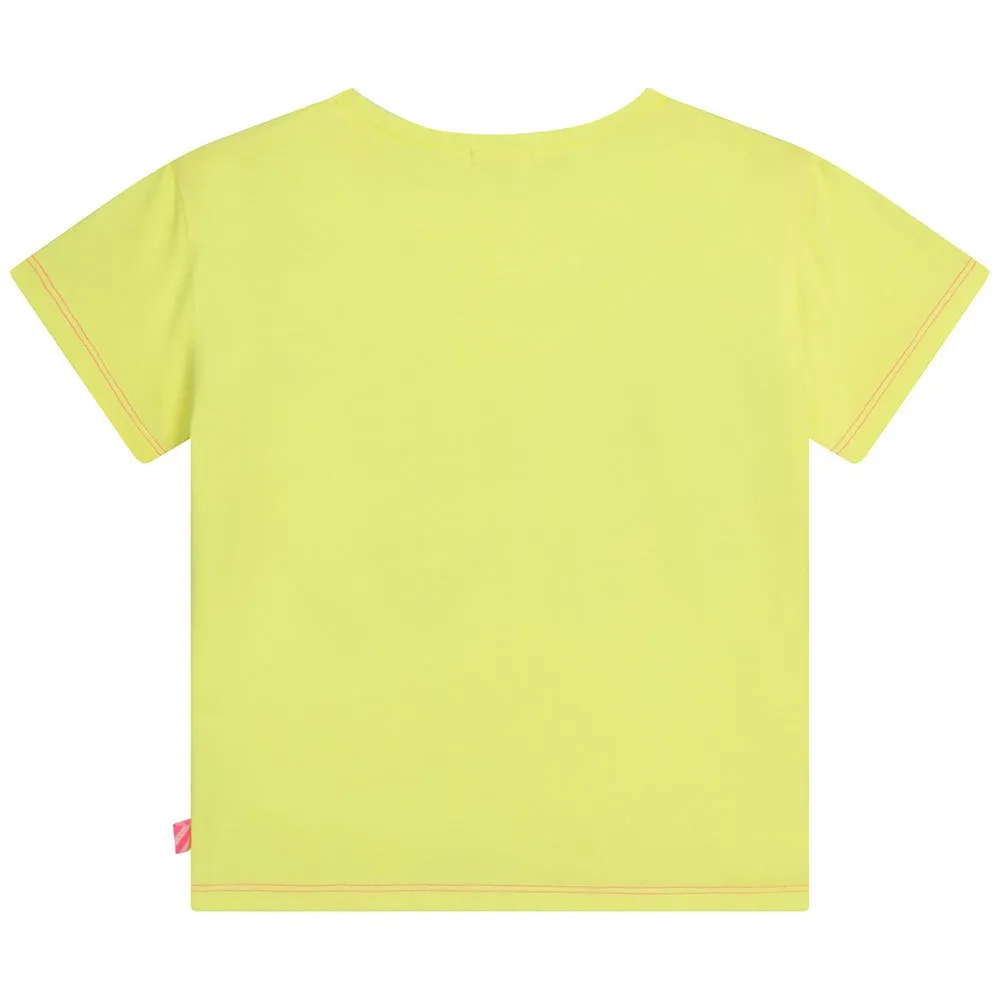 Billieblush U15b09 Kurzarm-t-shirt, Yellow, 3Y Billieblush U15b09 Kurzarm-t-shirt, Yellow, 3Y