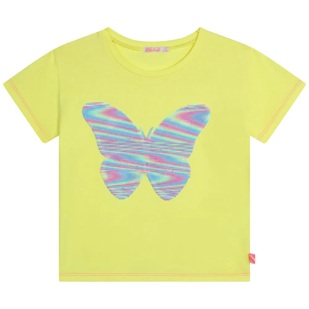 Billieblush U15b09 Kurzarm-t-shirt, Yellow, 3Y Billieblush U15b09 Kurzarm-t-shirt, Yellow, 3Y