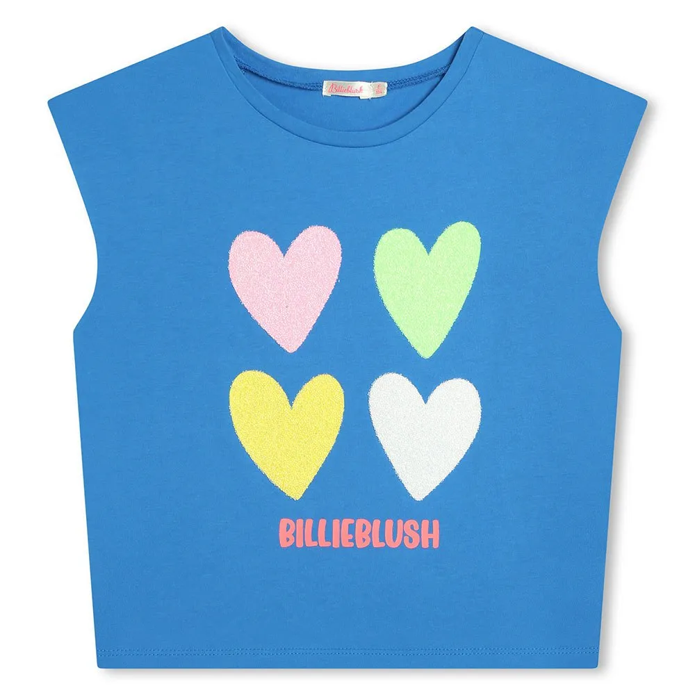 Billieblush U20087 ärmelloses T-shirt, Blue, 10Y