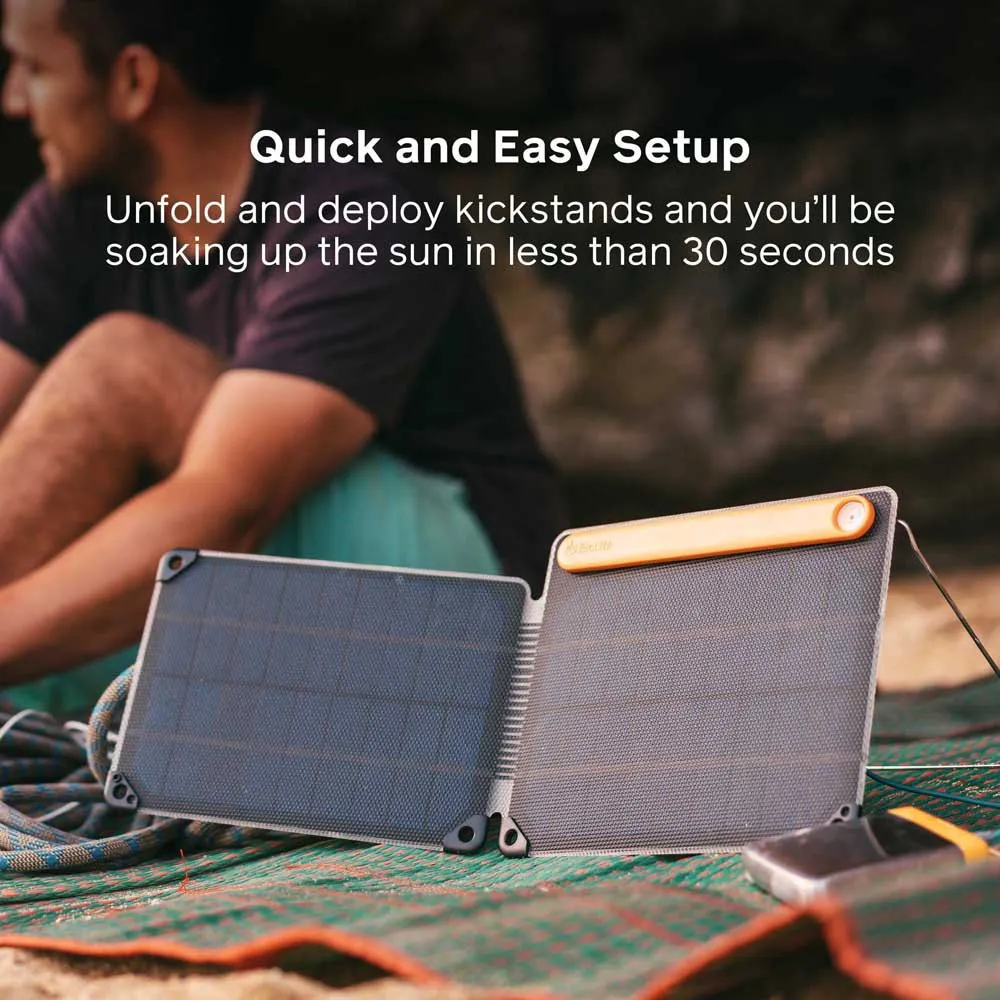 Biolite Solarpanel 10w, Black / orange, One Size Biolite Solarpanel 10w, Black / orange, One Size