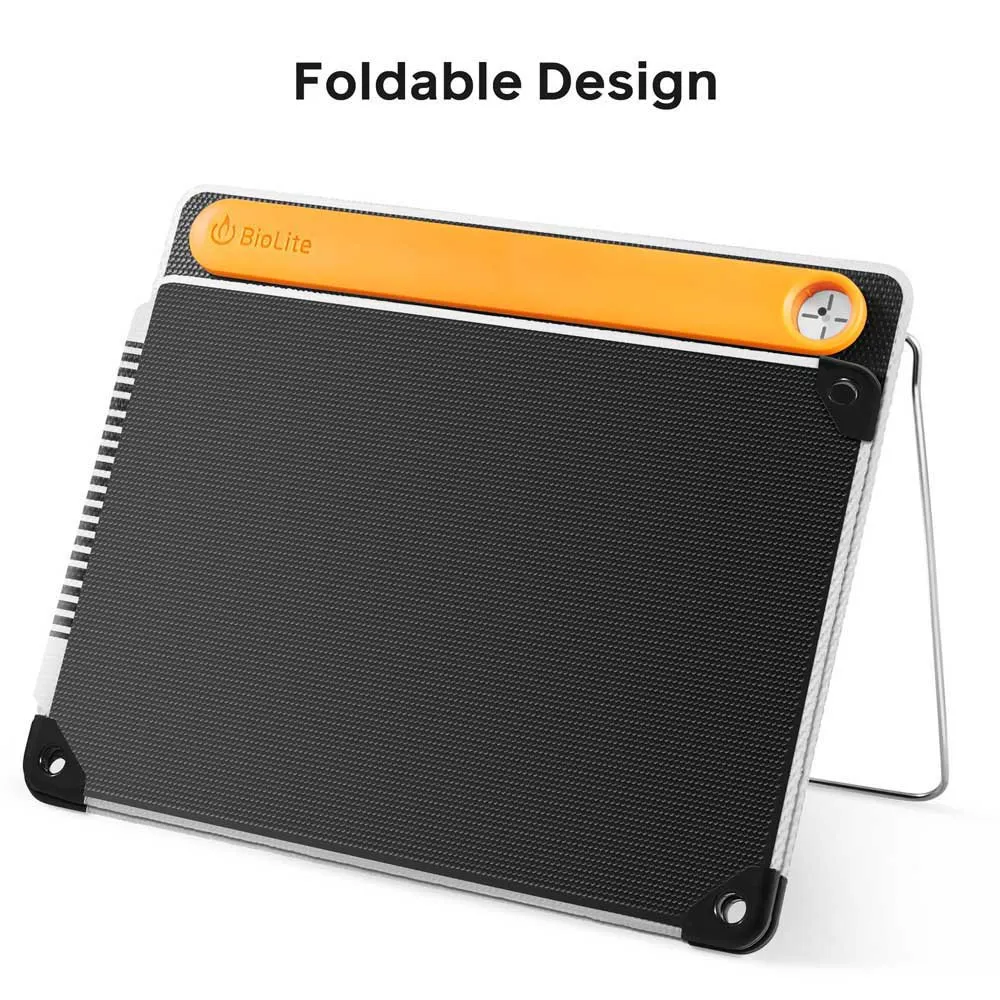 Biolite Solarpanel 10w, Black / orange, One Size Biolite Solarpanel 10w, Black / orange, One Size