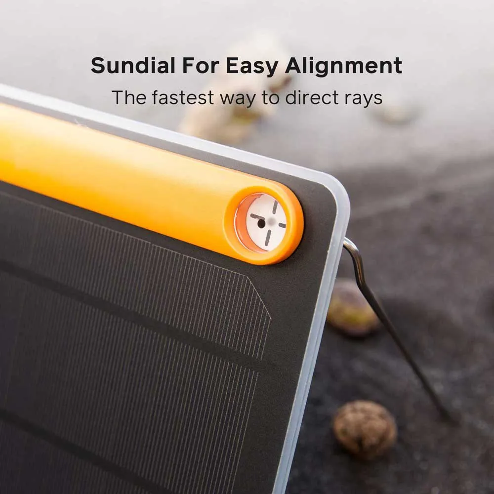 Biolite Solarpanel 5w, Black / orange, One Size Biolite Solarpanel 5w, Black / orange, One Size