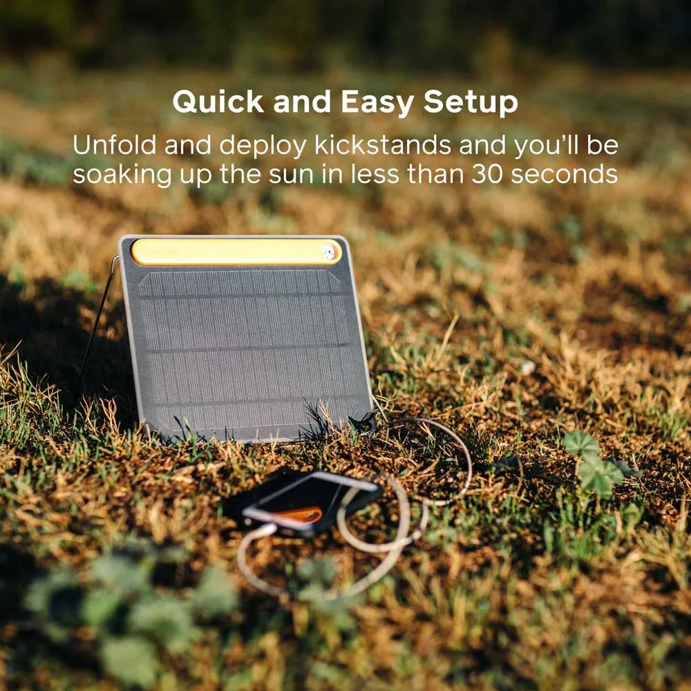 Biolite Solarpanel 5w, Black / orange, One Size Biolite Solarpanel 5w, Black / orange, One Size