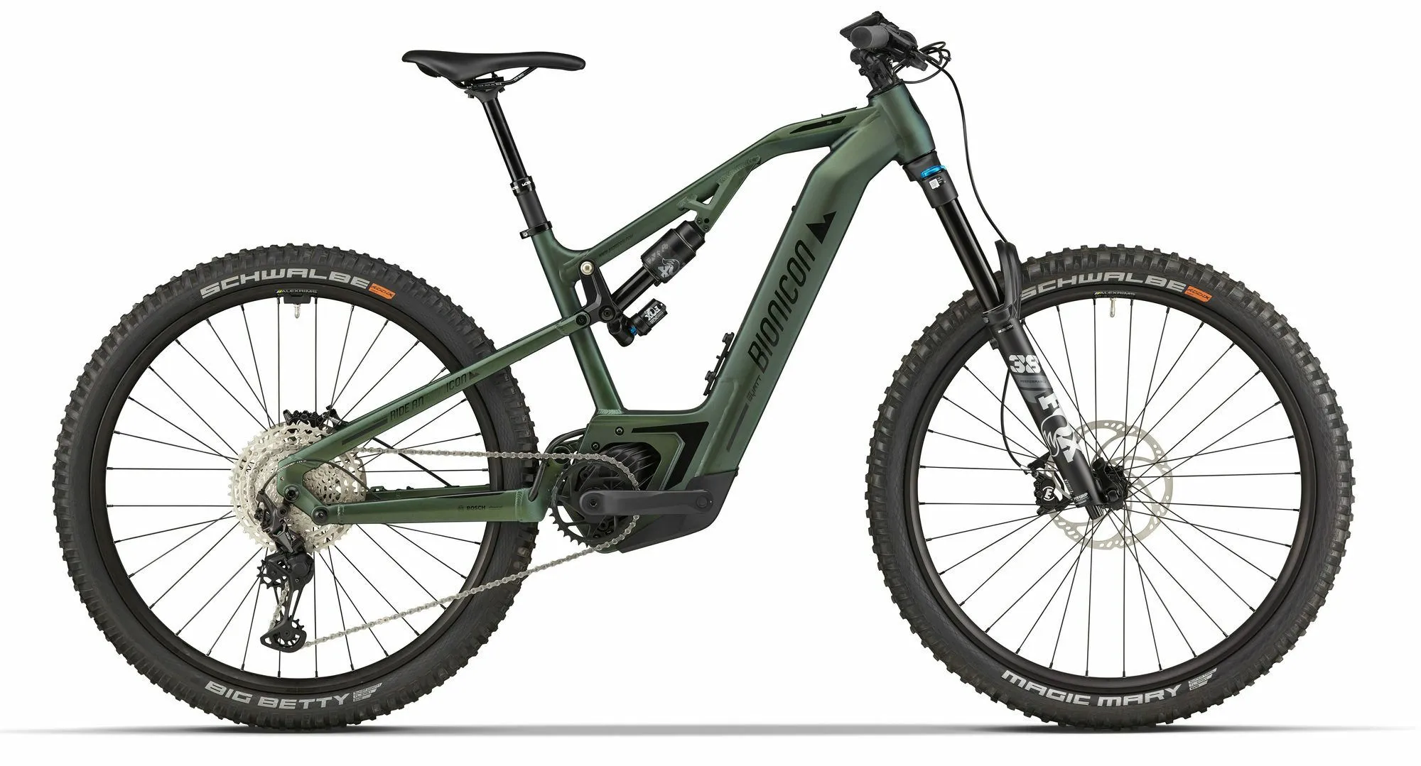 Bionicon WYATT 1 750 green flip matt 29" 750 Wh Diamant, Dunkelgrün, 45cm