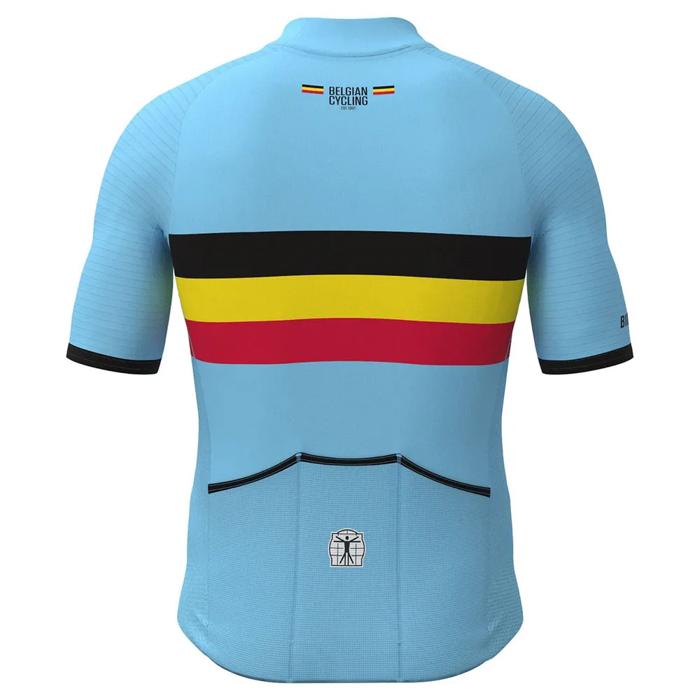 Bioracer Official Belgian Kurzarm-radtrikot