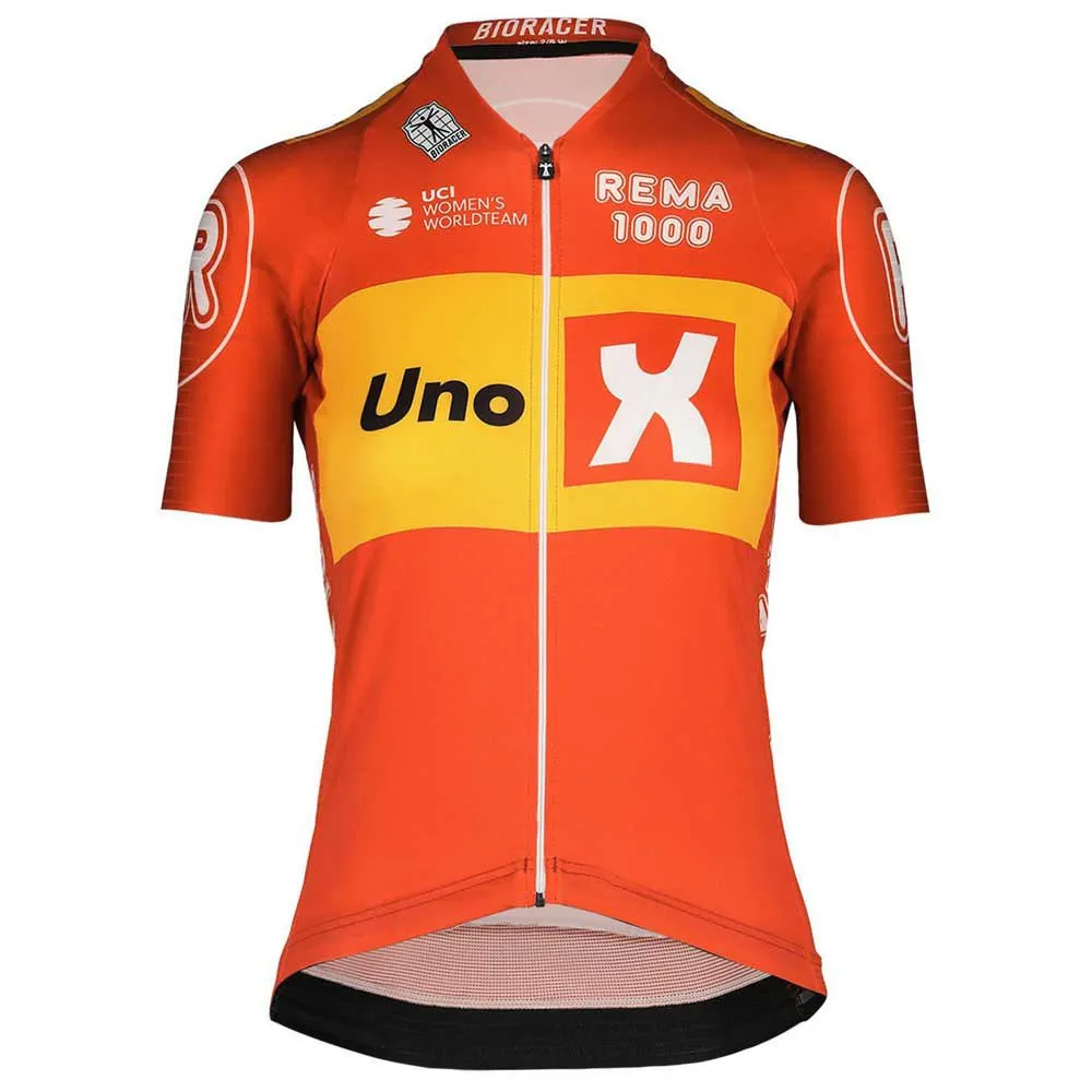 Bioracer Uno-x Icon Kurzarm-radtrikot, Yellow / red 2, S