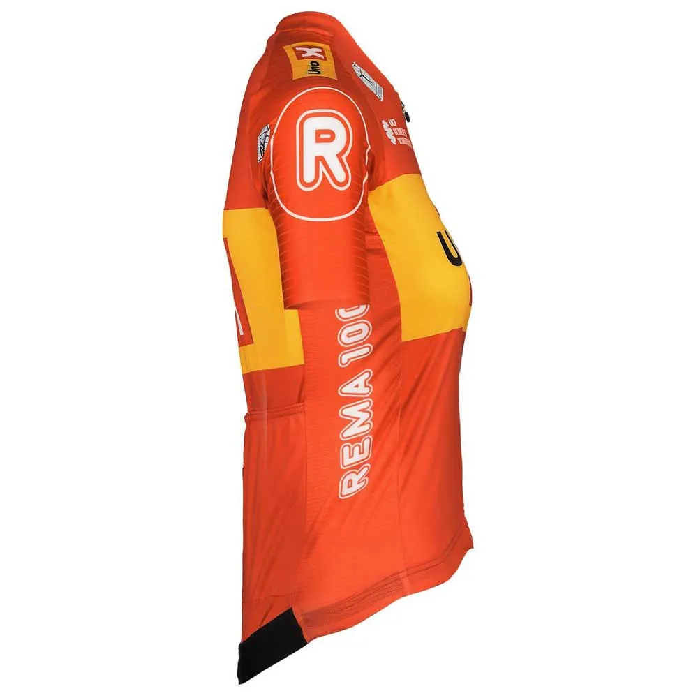 Bioracer Uno-x Icon Kurzarm-radtrikot, Yellow / red 2, S