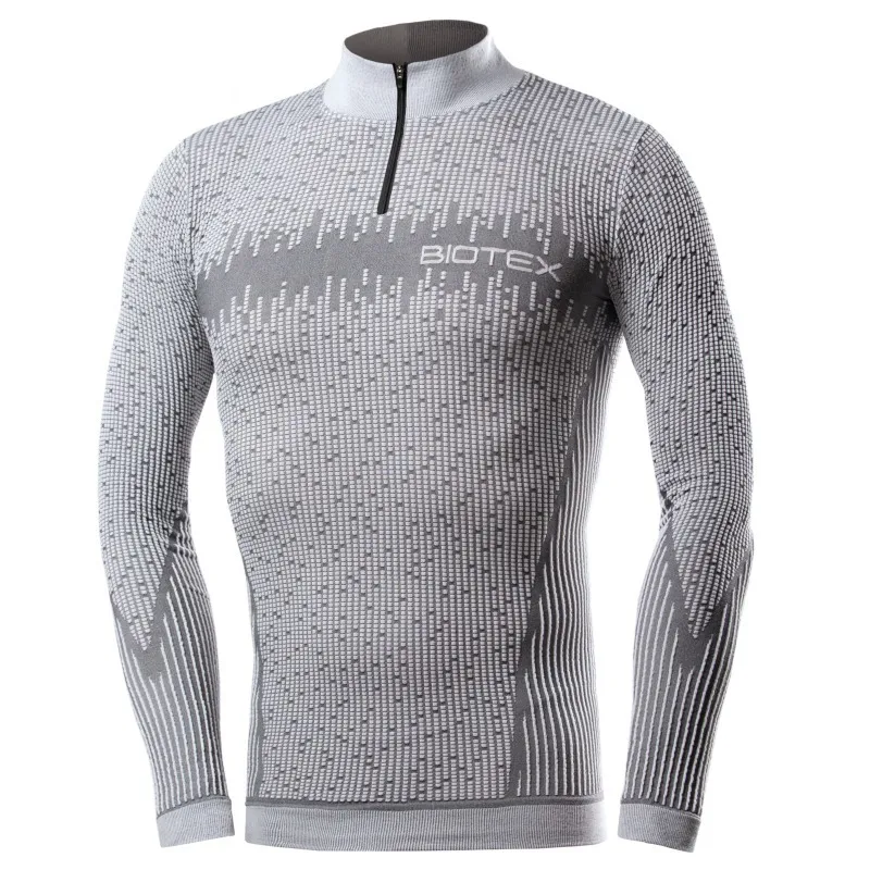 Biotex Langarmshirt Unisex, grau Biotex Langarmshirt Unisex, grau