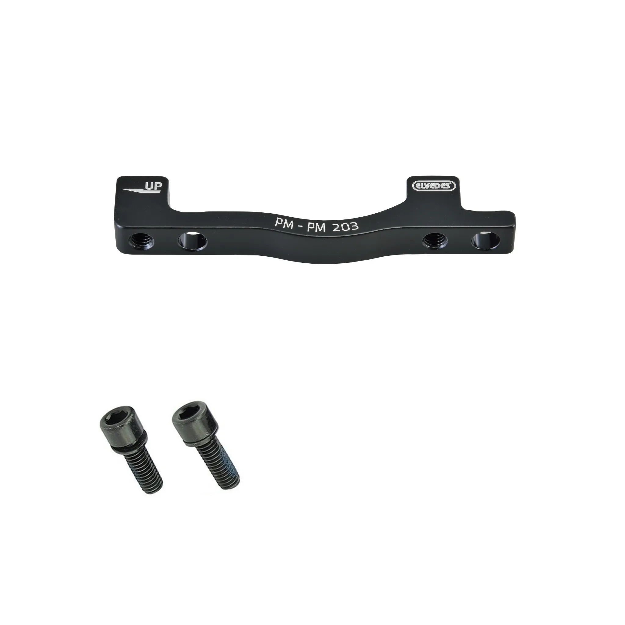 Birzman Adapter Vorder- + Hinterradbremse PM - PM Ø 203 (+40 mm) Unisex, schwarz, Ø203