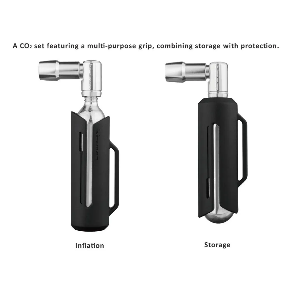 Birzman E-grip Turn Co2-kartusche, Black / silver, 16g Birzman E-grip Turn Co2-kartusche, Black / silver, 16g