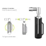 Birzman E-grip Turn Co2-kartusche, Black / silver, 16g