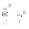 Birzman Helix Mtb Standpumpe, Silver, 160psi
