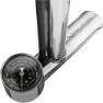 Birzman Tiny Tanker Helix Standpumpe, Silver, 220psi