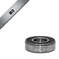 BLACK BEARING Kugellager B3 - 6001-2RS - 12 x 28 x 8 Unisex