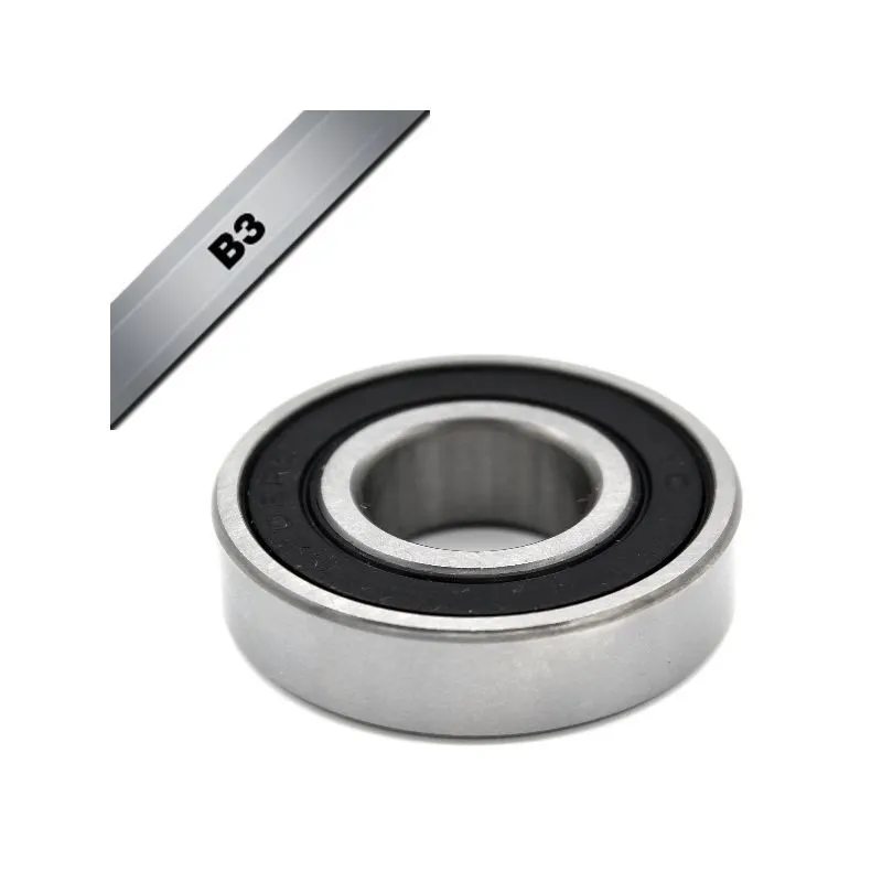 BLACK BEARING Kugellager B3 - 6202-2RS - 15 x 35 x 11 Unisex, silber, TU