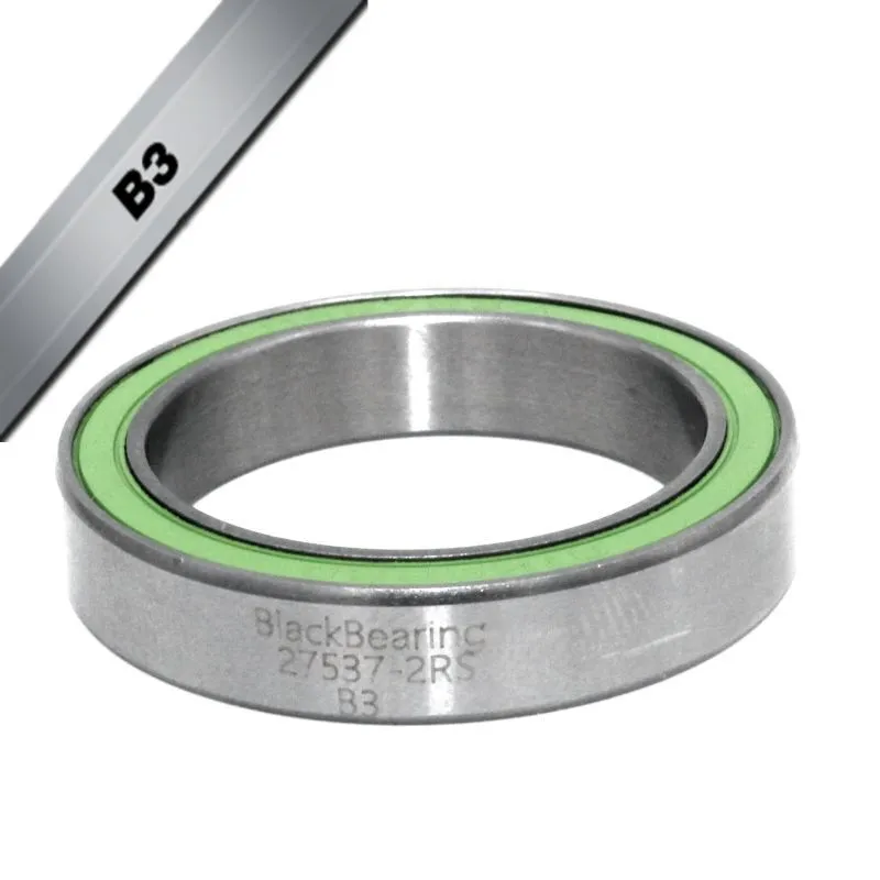 BLACK BEARING Kugellager B3 - MR27537-2RS - 27,5 x 37 x 7 Unisex, silber, TU